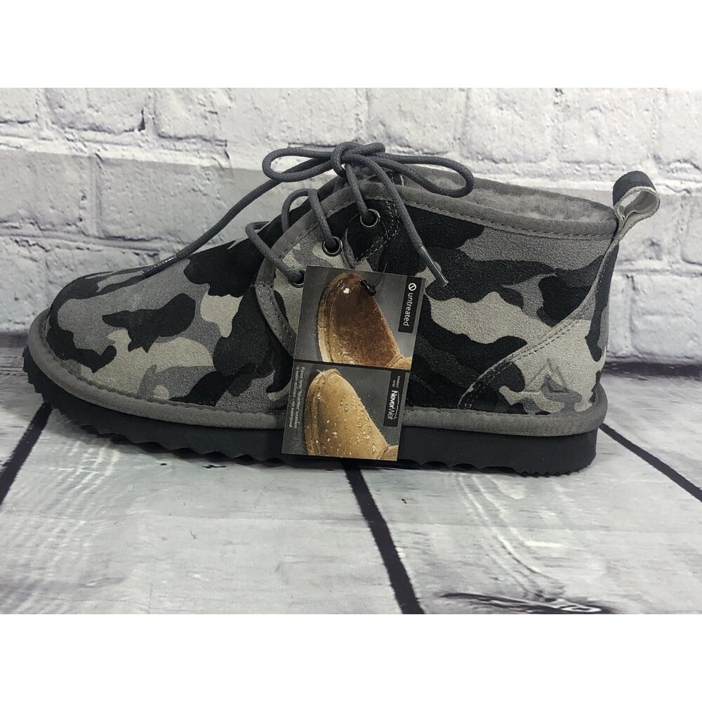 Alpine Design camo suede  men6/ womens 8‎ waterproof hiking boots nwt - Picture 5 of 12